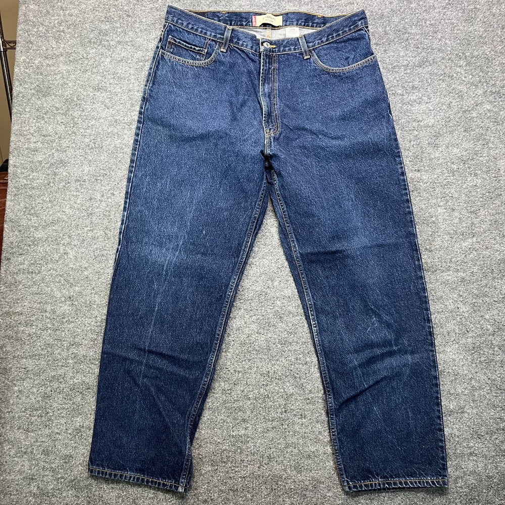 Levi's 550 Jeans Men's Blue Denim High Rise Straight Leg Relaxed Fit - 40x30.5‎